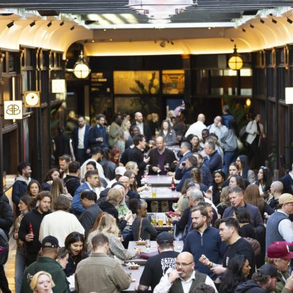 EDITORIAL USE ONLY
The launch of BOXHALL City, the new food hall concept from BOXPARK, located at Liverpool Street. Issue date: Thursday April 10, 2025. PA Photo. The 'Kitchen No. 8' restaurant will host a rotating roster of chefs taking residency in the kitchen throughout the year. Photo credit should read: David Parry/PA Media Assignments